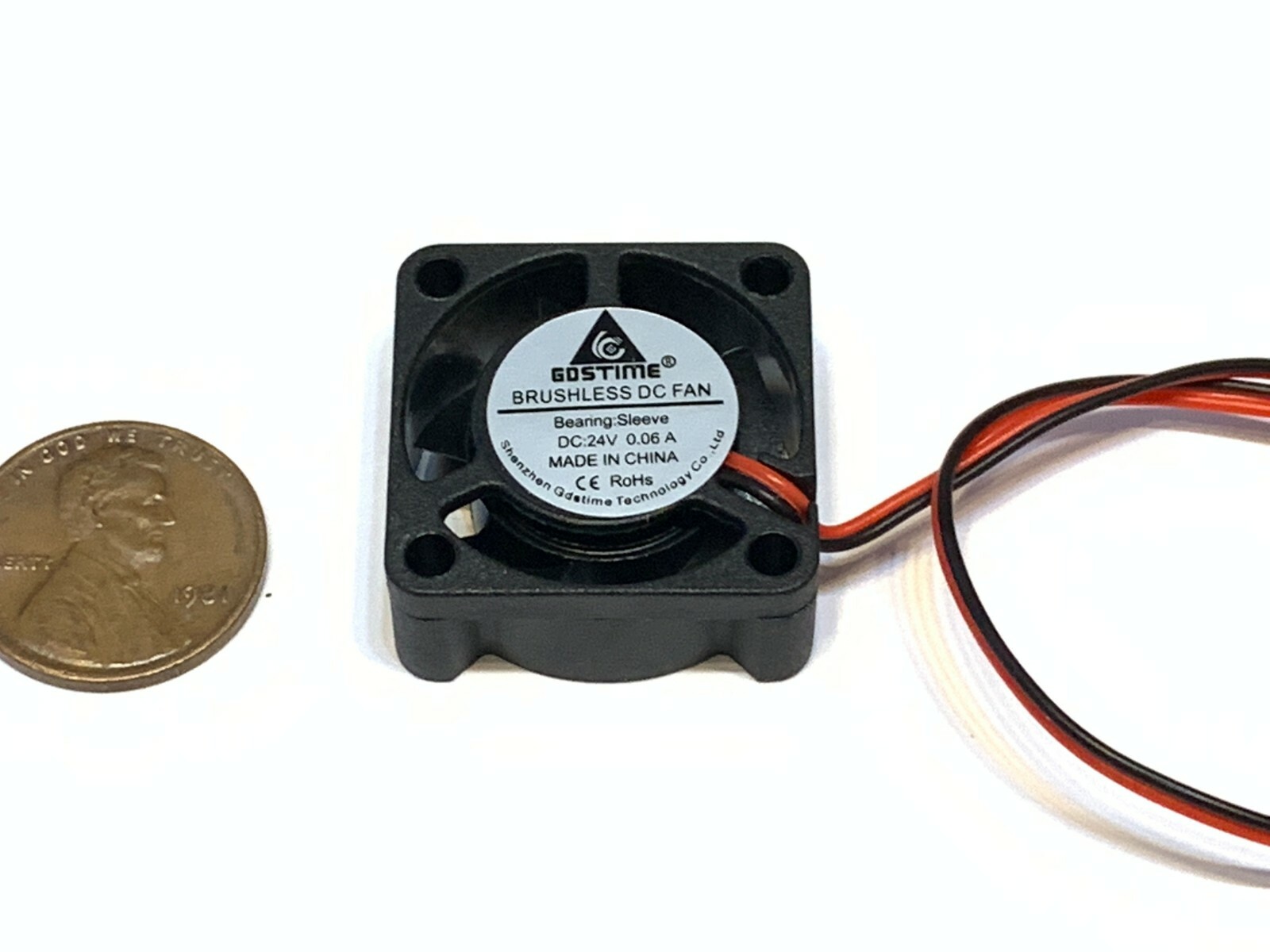 4 Pieces GDSTIME hotend fan 24v extruder 25mm 25x25x10 mm 3d printer 2510 B18