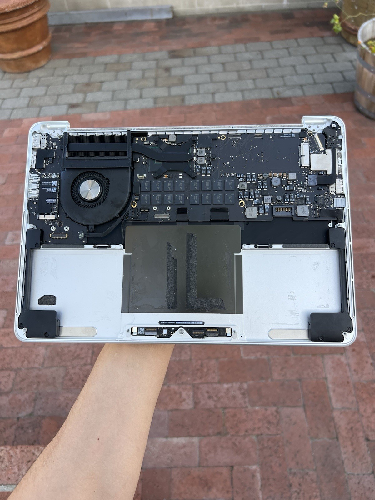 2013 MacBook Pro 13 , a1502 motherboard Logic Board With Keyboard Palm reset