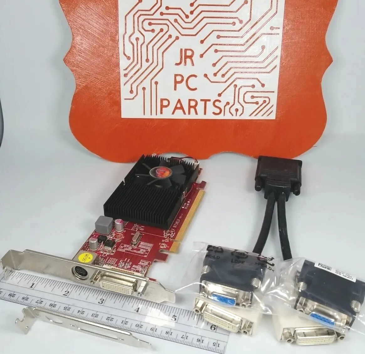 VisionTek AMD HD4350 DMS-59 DVI VGA Full Height & Slim Windows 7 Video Card
