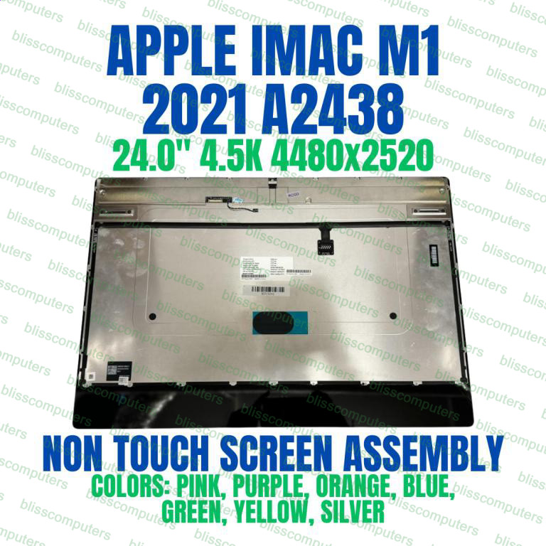 24″ Blue LCD Screen Glass Assembly Apple iMac M1 A2439 Retina 4.5K 2021
