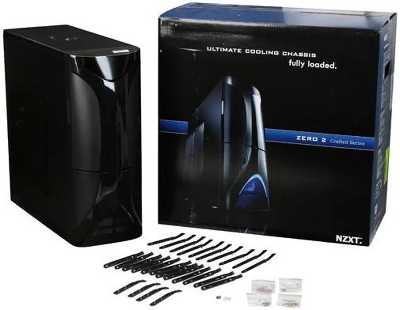 NZXT Zero 2 Crafted Series CS-NT-Zero-2 Black Steel / Plastic ATX Full Tower